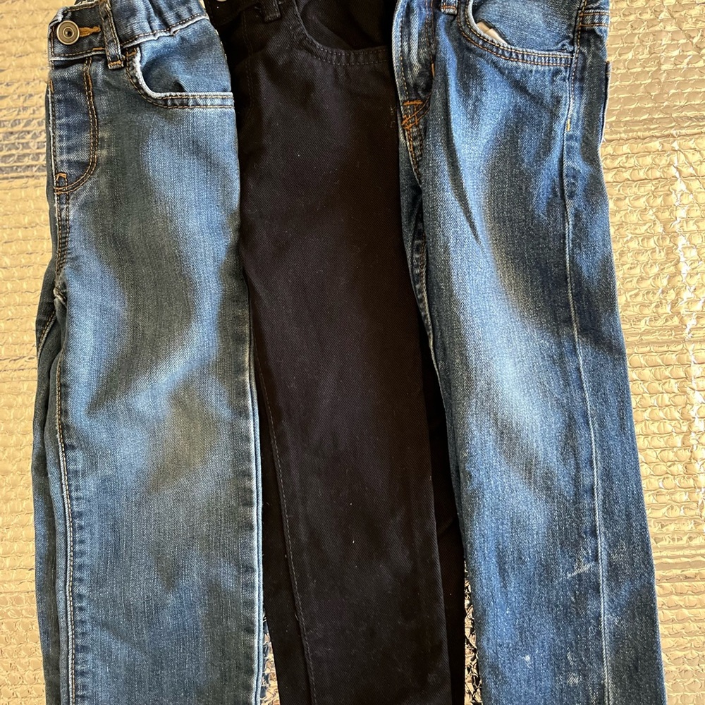 The Children's Place Women's Blue and Black Skinny Jeans